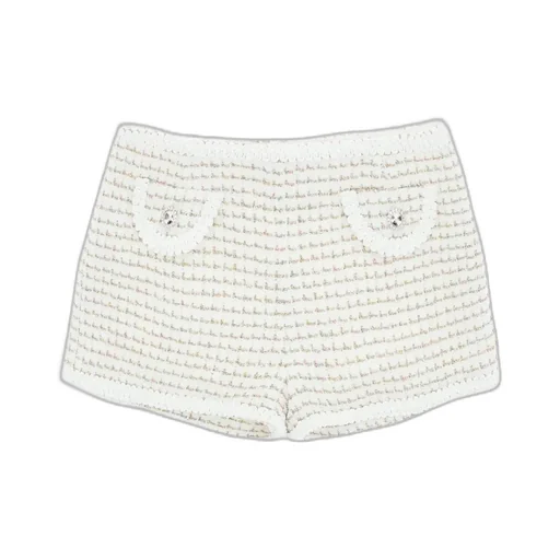Tweed High-Waisted Mini Shorts