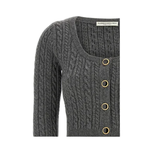 Knitted Cropped Cardigan