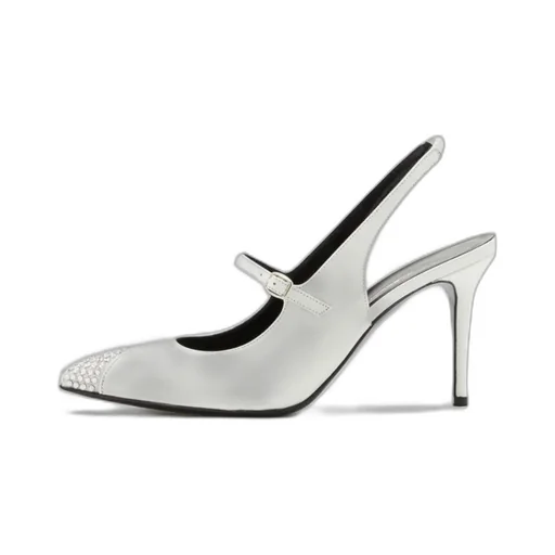 Embellished Slingback Pumps