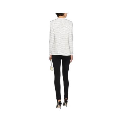 Straight Hem Buttoned Jacket