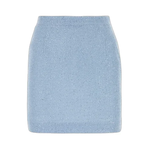 Sequinned Tweed Mini Skirt