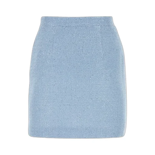 Sequinned Tweed Mini Skirt