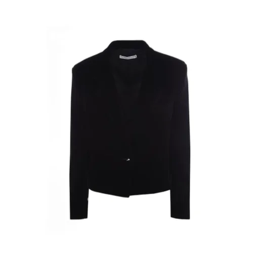 Single-Breasted Cropped Blazer