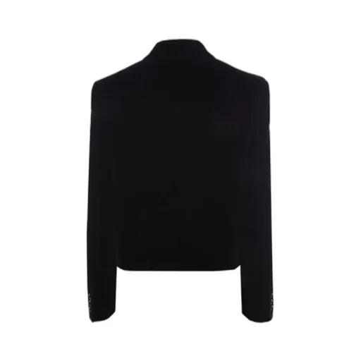 Single-Breasted Cropped Blazer