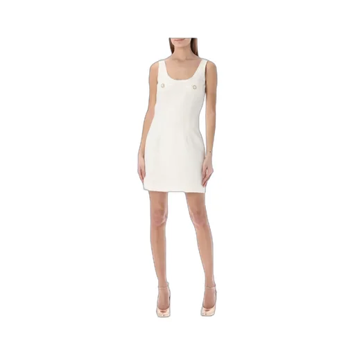 Faux-Pearl Embellished Dress