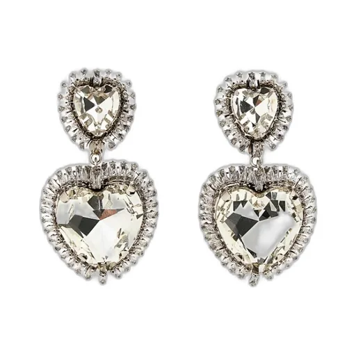 Heart Shaped Clip-On Earrings