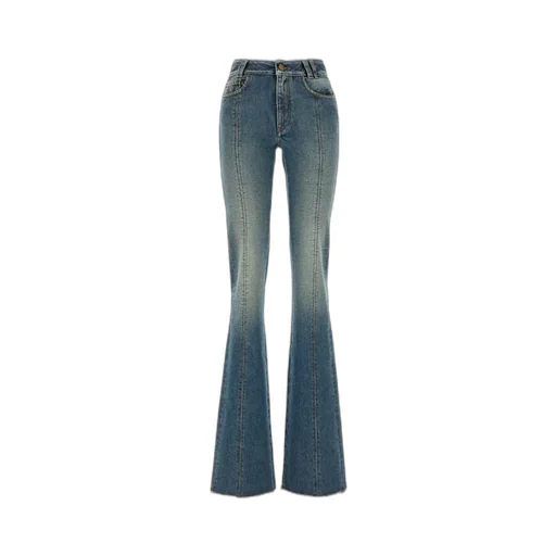 Slim Fitted Flared Denim Jeans