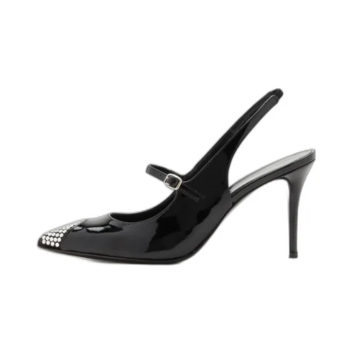 Embellished Slingback Pumps