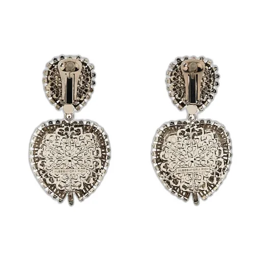 Heart Shaped Clip-On Earrings