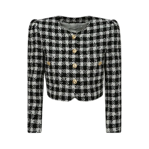 Check Casual Coat