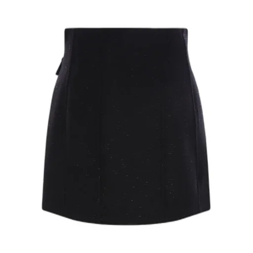 Bouclé A-Line Miniskirt