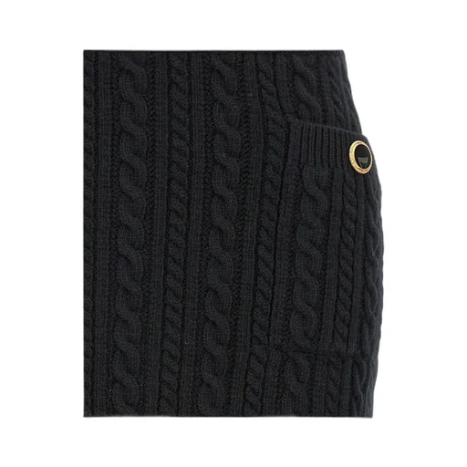 Jw Buttoned Knitted Mini Skirt