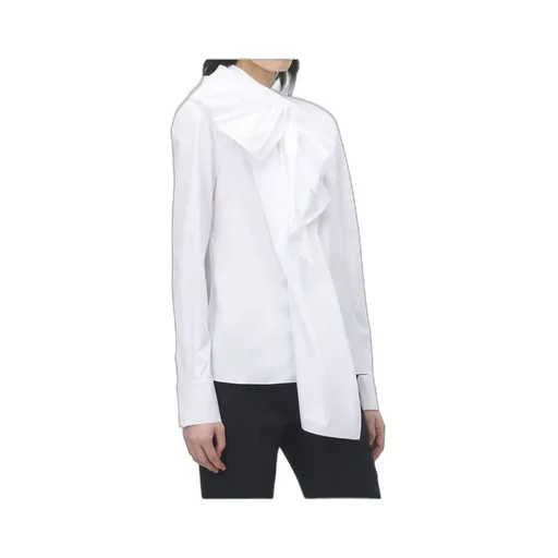 Ruffled Cotton Shirt