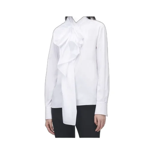 Ruffled Cotton Shirt