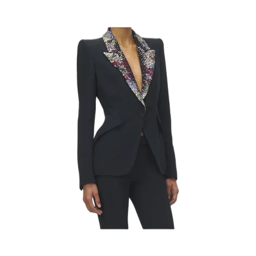 Embellished Collared Jacket