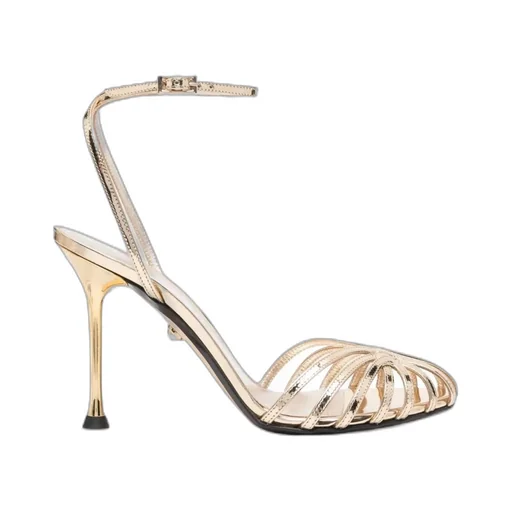 Cage Stiletto Heel Sandals