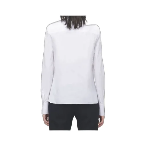 Ruffled Cotton Shirt