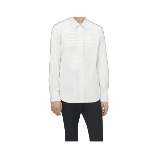 Frogging Detail Poplin Shirt