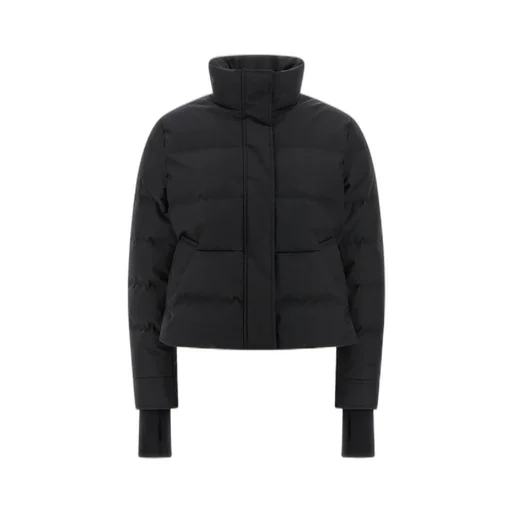 High-Neck Cropped Down Jacket