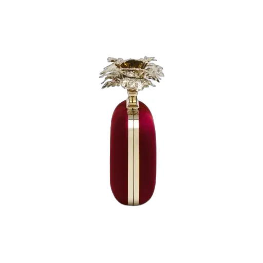 Carnation Knuckle Embellished Clutch Bag