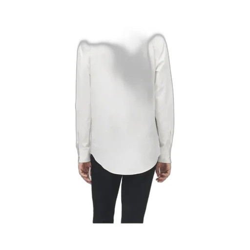 Frogging Detail Poplin Shirt