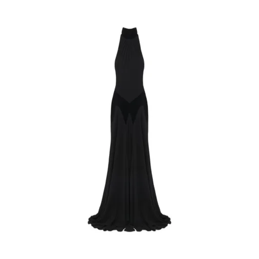 Silk Georgette Evening Dress