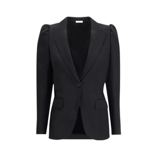 T-Bar Detailed Single Breasted Blazer