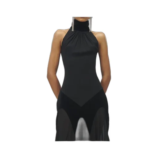 Silk Georgette Evening Dress