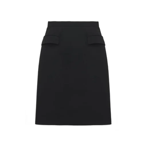 Gabardine Pencil Skirt