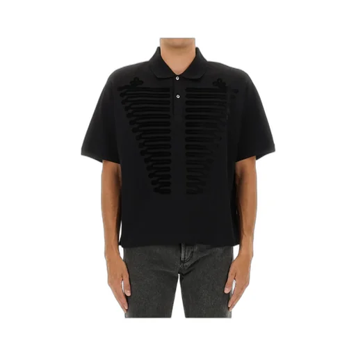 Graphic Printed Short Sleeved Polo Shirt