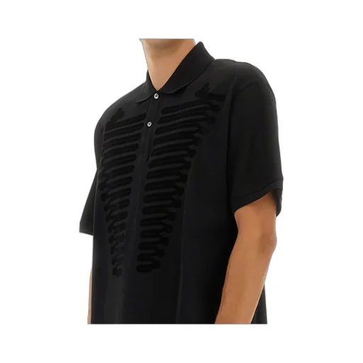 Graphic Printed Short Sleeved Polo Shirt