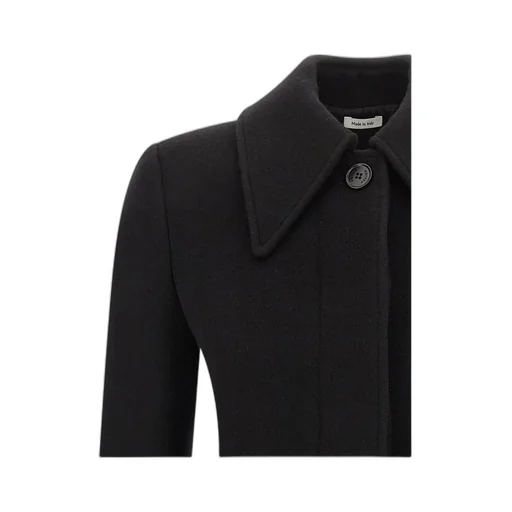 Hourglass Single-Breasted Coat