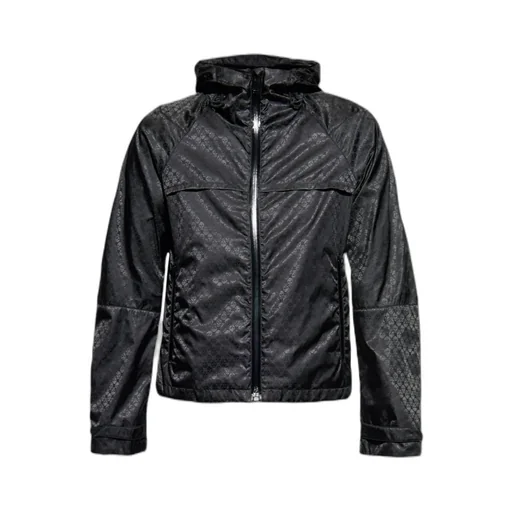 Allover Skull Jacquard Hooded Jacket