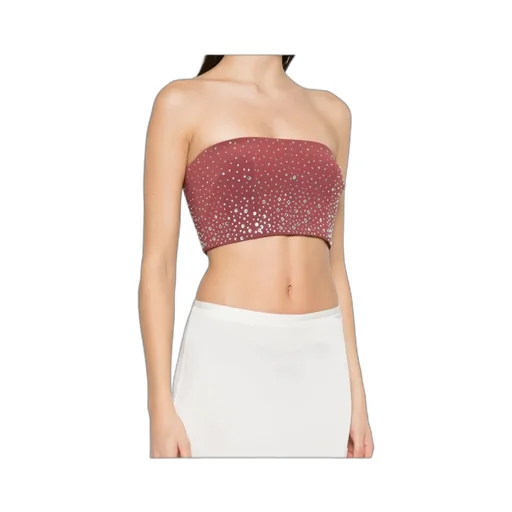 Crystal Embellished Tube Top