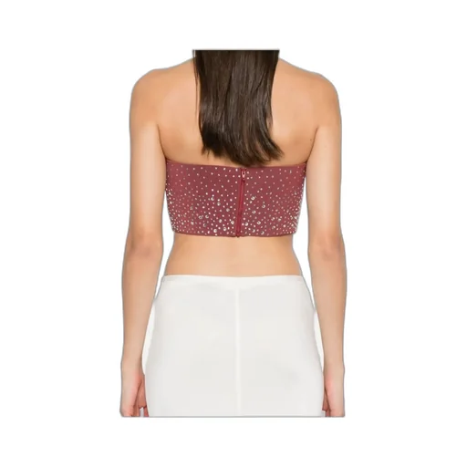Crystal Embellished Tube Top