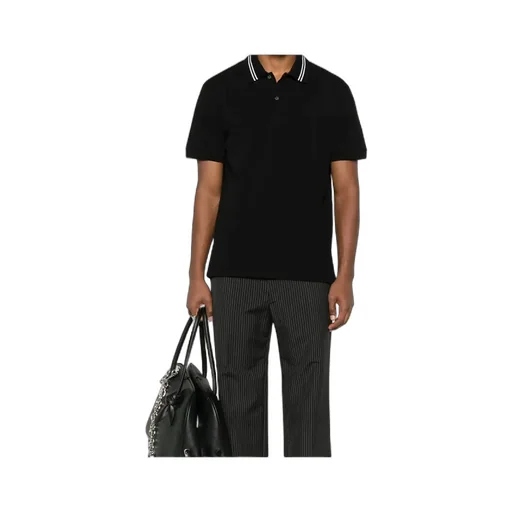 Logo Collar Short Sleeved Polo Shirt