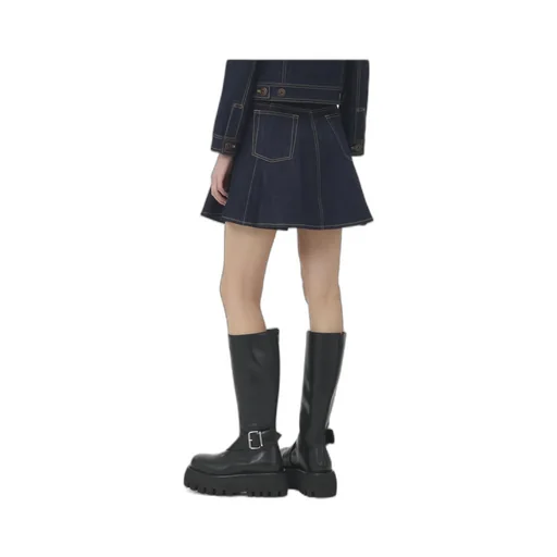 Denim Mini Skirt