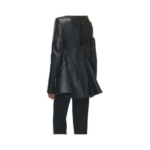 Cutaway Leather Jacket