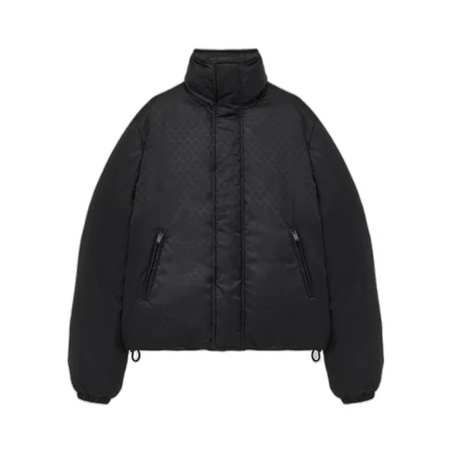 Skull Print Padded Jacket