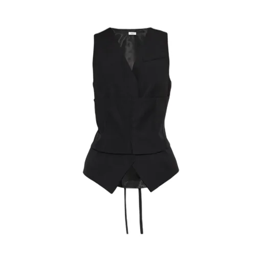 V-Neck Back Tied Vest