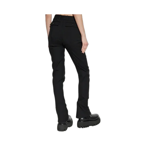 Straight-Leg Pleated Trousers