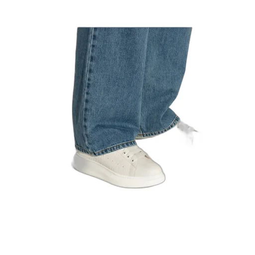 Oversized Lace-Up Sneakers
