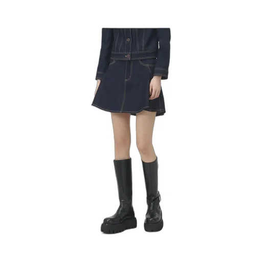 Denim Mini Skirt