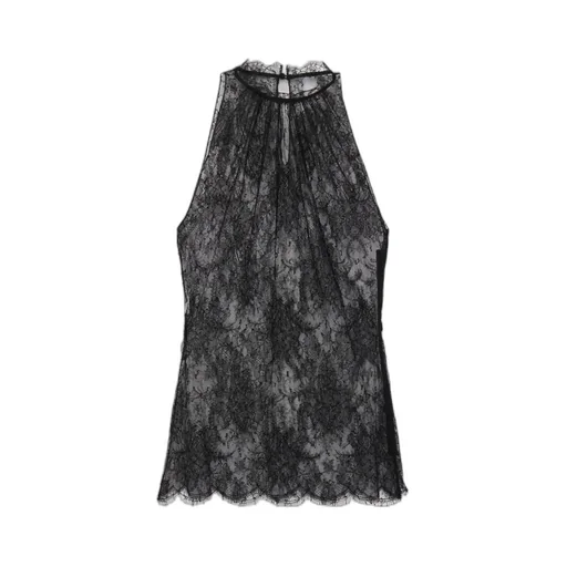 Floral Lace Sleeveless Top
