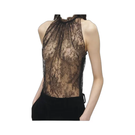 Floral Lace Sleeveless Top