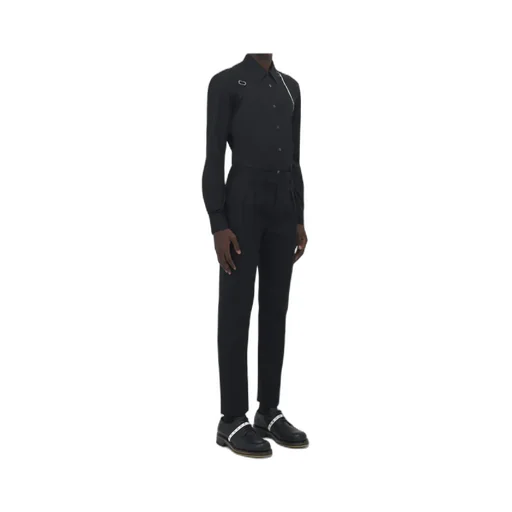 Wool Mohair Tailored Trousers