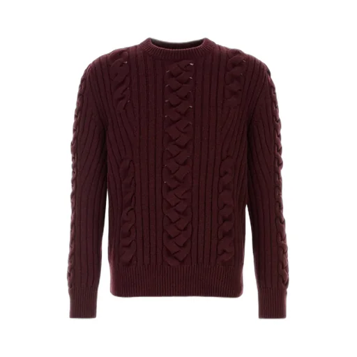 Cable-Knit Crewneck Jumper
