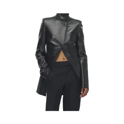 Cutaway Leather Jacket