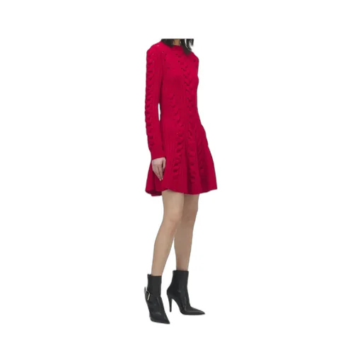 Cable-Knit Mini Dress