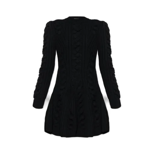 Long Sleeved Knitted Mini Dress